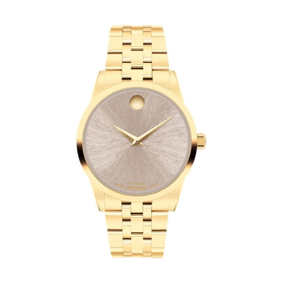 Movado Museum Classic Women's Gold Stainless Steel Automatic Watch 0608002