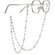 thumbnail image 2 of ZHAOCHENG (azul)Cadenas para gafas, Cordón para gafas, Cordón para gafas, Elegante soporte para gafas, Correa para gafas de sol con cuentas de cristal metálicas, Cordón de retención de máscara para ga, 2 of 5