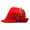 Red, variant on German Hat Oktoberfest Hats for Men Women Fedora Hat with Metal Edelweiss Pin and Feather