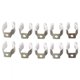 thumbnail image 3 of 10pcs Spring Terry Clips Stainless Steel Narrow Base Tools 6mm-35mm Heavy Duty Tools Storage Hangers For Garages Sheds Hardwares, 3 of 5