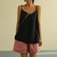 thumbnail image 2 of Tank Tops For Women Camisole Tank Tops Causal V Neck Sleeveless Tops Summer Loose Fit Spaghetti Strap Shirts Camisole Tops For Women, 2 of 4
