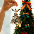 thumbnail image 5 of 2D Stacked ducks Christmas Acrylic Ornament, Cute Tree Hanging Pendant, Acrylic Hanging Ornament Home Party Decor for Living Room, Bedroom, Mantle and Porch Display,B, 5 of 7