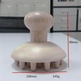 thumbnail image 4 of serony Wood Massager for Maderotherapy Anti-Cellulite Muscle Release Large Mushroom, 4 of 8