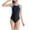 N0-Sky Blue, variant on Hellosay One Piece Swimsuits for Teens Strecthy Swimwear Summer Beachwear Sleeveless Vacation Bathing Suit Size 5-12