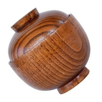 Soup Bowls with Lids Japanese Food Container Child Light Brown