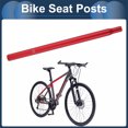 thumbnail image 3 of Publicaciones de asiento de bicicleta Unique Bargains 27.2x450mm tubo de asiento de bicicleta de aleación de aluminio rojo ligero, 3 of 7