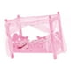 thumbnail image 5 of Cama para muñecas con manta con almohadas para muñecas bebés Zulema Dormitorio de la cama de la muñeca, 5 of 6