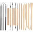 thumbnail image 1 of 14 -in-1 Air Dry Clay Metal Pottery Tools Pottery Carving Tools Ceramic Tools Sculpting Clay Adults Model Kits, 1 of 3