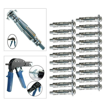 

Hollow Wall Anchor Kit Plasterboard Drywall Cavity Plug Dowel For Drywall