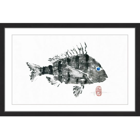"Sheepshead" Framed Painting Print