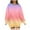 Pink##1, variant on Jsaierl Womens Sweatshirts Cute Gradient Graphic Sweatshirts Round Neck Casual Pullover Tops Oversized Long Sleeve Shirts Womens Sweatshirts