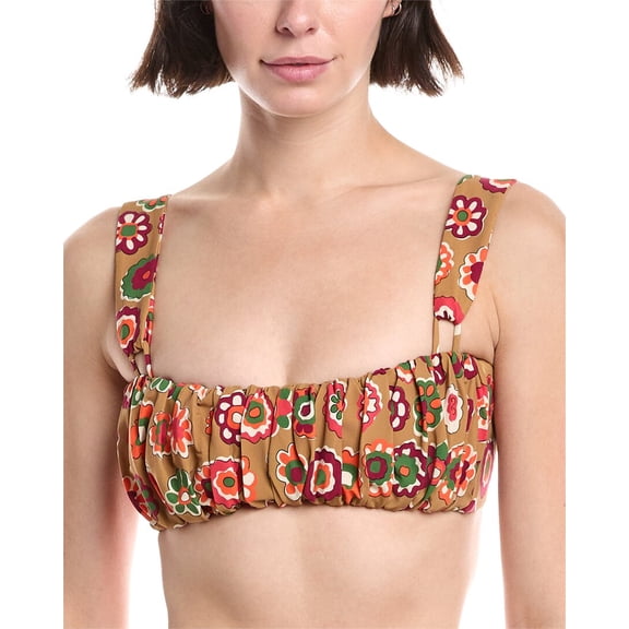 Montce womens Victoria Bikini Top, l, Brown