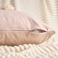 thumbnail image 3 of Unique Bargains Diamond Pattern Decorative Pillow Covers Set of 2 Pink 18" x 18", 3 of 7