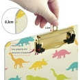 thumbnail image 4 of FMSHPON Dinosaur Clipboard Hardboard Wood Nursing Clip Board and Pull for Standard A4 Letter 13x9 inches, 4 of 7
