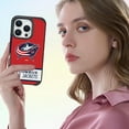 thumbnail image 4 of Apple iPhone 13 Pro Max - NHL Licensed Columbus Blue Jackets Team Logo on Jersey Textured Dual Layer Case, 4 of 5