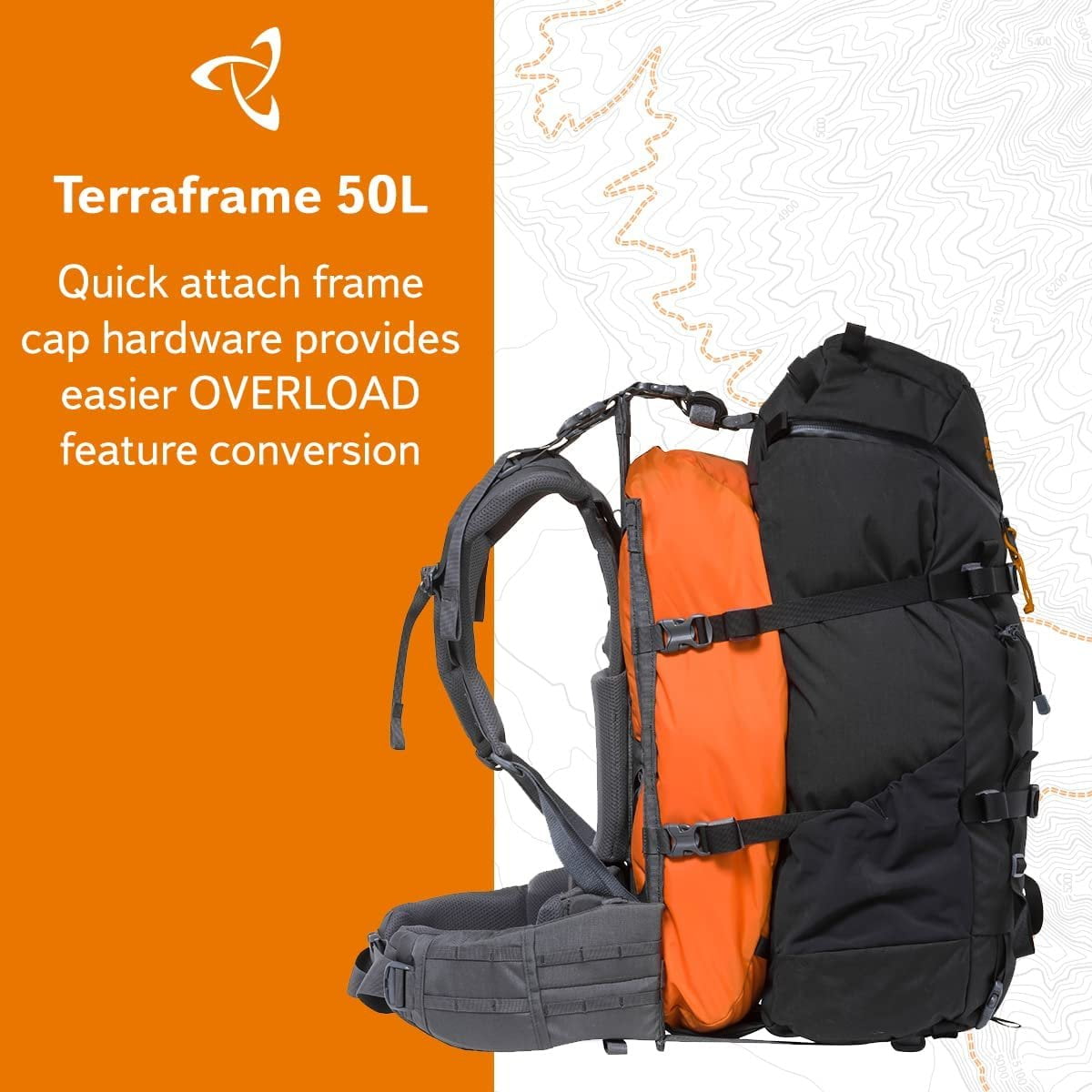 MYSTERY RANCH Terraframe 3-Zip 50 Backpack - For Serious MYSTERY RANCH Terraframe 3-Zip 50 Backpack - For Serious