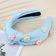 thumbnail image 6 of Unique Bargains 1 Pc Vintage Floral Headbands for Women Blue, 6 of 6