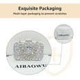 thumbnail image 6 of Rhinestone Clutch Purses for Women Evening Bag with Chain Luxury Handbags for Wedding Party Prom, 6 of 7