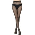 thumbnail image 2 of Aloohaidyvio Tights Womens Sexy Tights High Waist Fishnet Netting Stockings Soft Transparent Stockings Black, 2 of 5