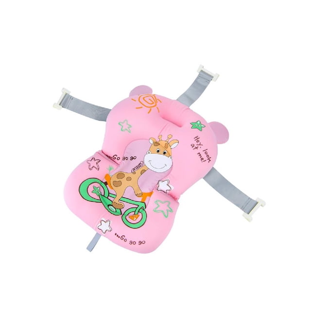 Almohada de Baño Ehuebsd Segura para Bebé 0 a 12 Meses rosa