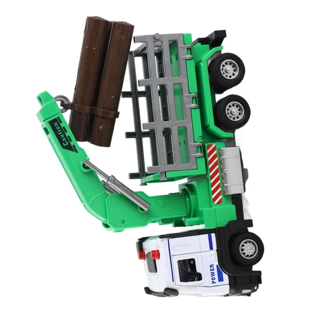 Logging Truck Toy 1:32 Log Vehicle Model Light Music Effect 6 Years Old Above Alloy Electronic