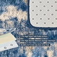 thumbnail image 3 of Pentantan 8ft x 10ft Shag Area Rug, Soft Fluffy Rugs for Living Room Bedroom, Modern Tie-dye Home Carpet, Blue, 3 of 7