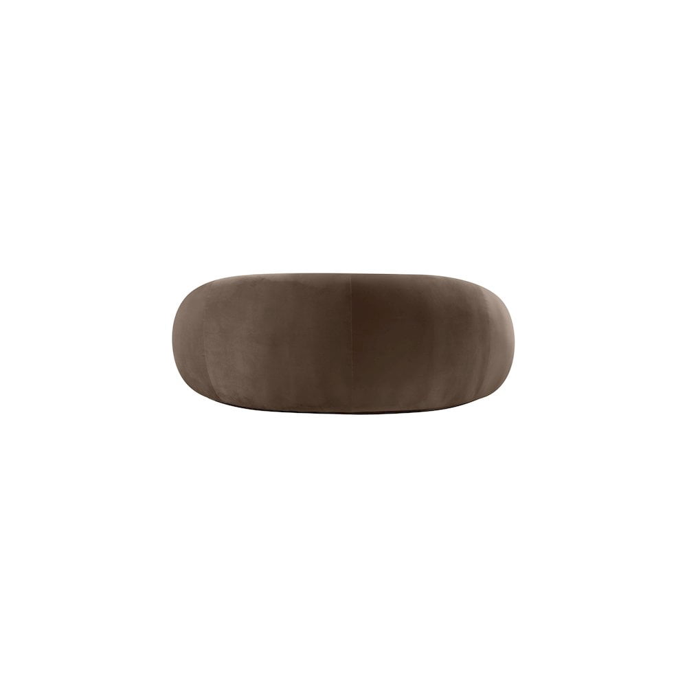 Meridian Furniture Emery Brown Velvet Loveseat