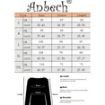 thumbnail image 3 of Anbech Women's Lace Splicing Blouse V Neck Shirt Splice Long Sleeve Loose Casual Solid Color Tops, 3 of 8