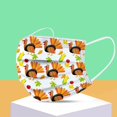 thumbnail image 4 of HUGFEGWE 50Pcs Fall Disposable Adults Face Masks,3 Ply Protective Disposable Face Masks with Maple Leaf Thanksgiving Designs (Fall/Thanksgiving H) CJB91-40795, 4 of 7