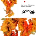 thumbnail image 3 of Pretty Comy 23.6" Artificial Fall Wreaths for Front Door Thanksgiving Garland for Indoor Outdoor Home Decoration Rustic Farmhouse Wreaths, 3 of 5