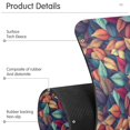 thumbnail image 4 of Yayeee Faucet Mat for Kitchen Sink 14.7" Diatomite Long Splash Guard Pad, Blue Vibrant Leaves Pattern, 4 of 7