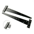 thumbnail image 3 of Miangastore Triangle Hinges Black Iron 2Pcs Suitable for Gates and Furniture, 3 of 8