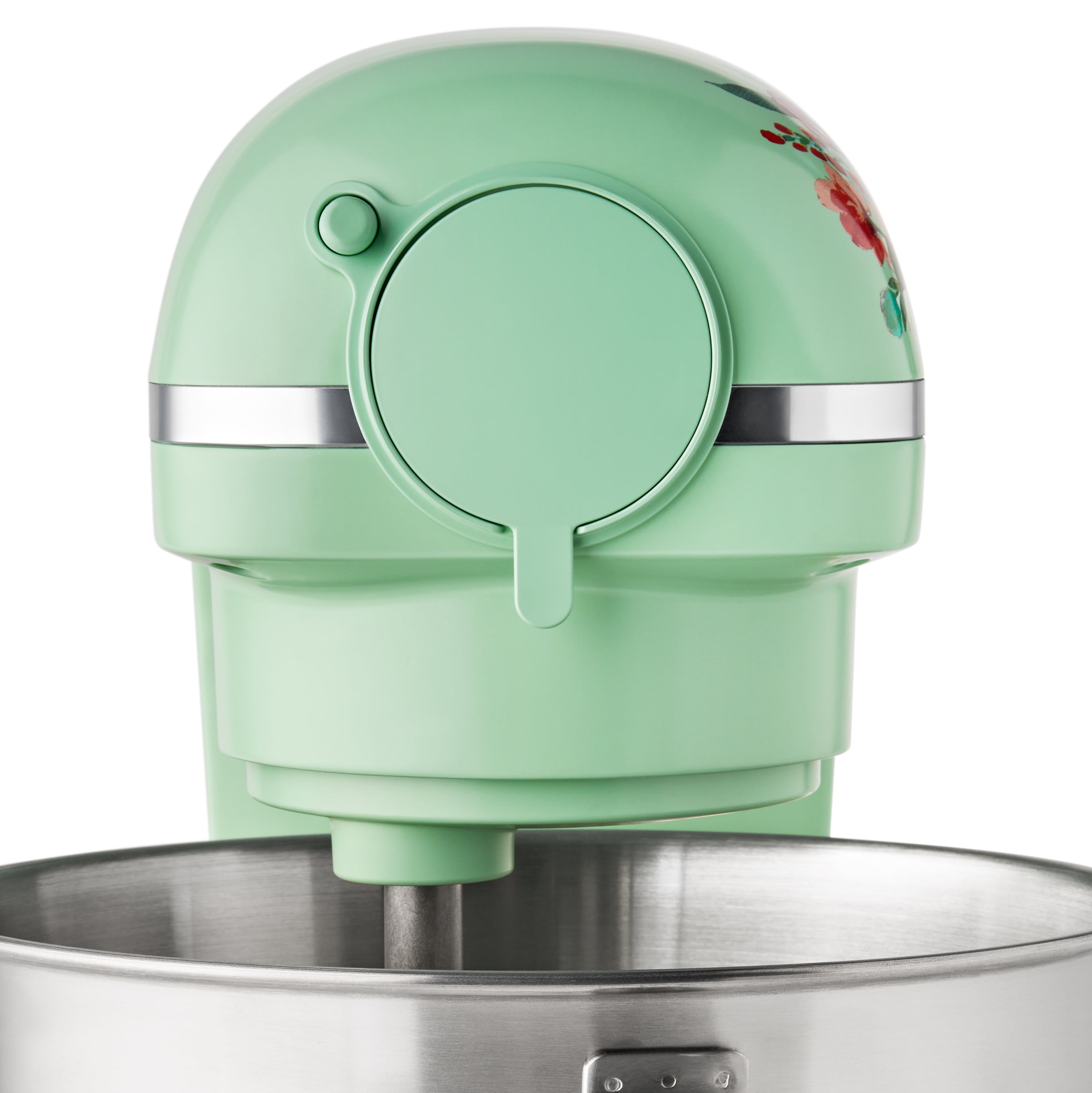 The Pioneer Woman 5 Quart 600W 6-Speed Professional Stand Mixer with Beater, Dough Hook and Whisk-Painted Meadow