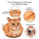 thumbnail image 4 of Bolsa de maquillaje GKIOYRO Organizadora de viaje con diseño de gato naranja con cordón, 4 of 7