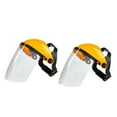 thumbnail image 2 of Casco facial completo antivaho Macarena Visor ancho Casco de soldadura para pulido facial reutilizable profesional para hombre amarillo, 2 of 7