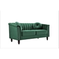 thumbnail image 4 of US PRIDE FURNITURE Hills Tufted Back Nailhead 61.4'' Loveseat-Green, 4 of 4