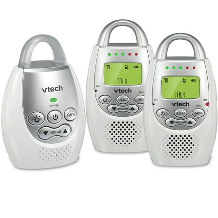 VTech DM221-2 Safe & Sound ® DECT 6.0 Two Parent Unit Digital Audio Baby (Best Dect Baby Monitor)