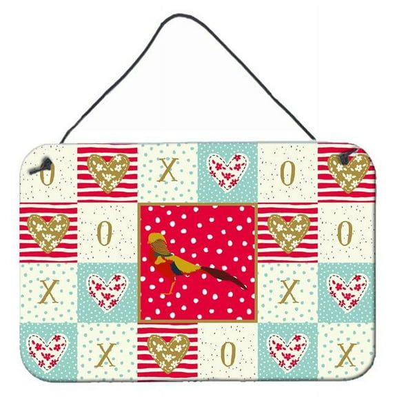 Golden or Chinese Pheasant Love Wall or Door Hanging Prints