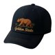 thumbnail image 1 of Gorra de Béisbol Estilo Azul Marino | Diseños de Guitarra con Oso Dorado Bordado, Palmera y Ski Peaks Space Needle | Gorra de Aventura para Playa, Viajes, Esquí y Amantes de La Música Urbana, 1 of 1