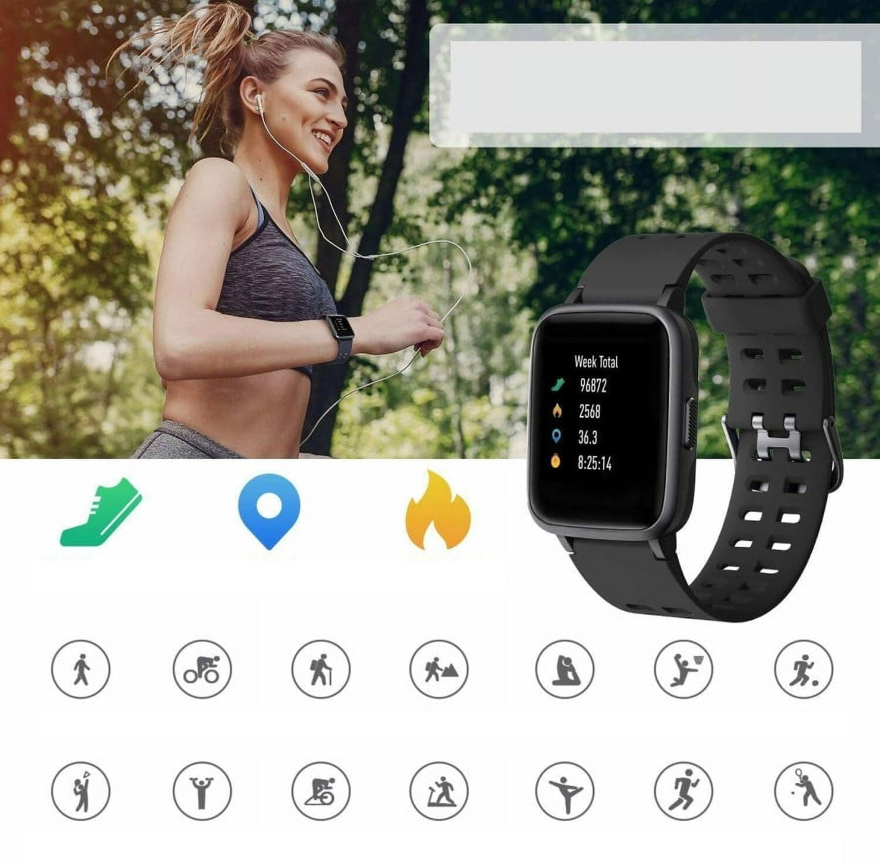 Letscom fitness cheap tracker id205