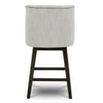 thumbnail image 5 of CHITA 26 inch Fabric Swivel Upholstered Counter Height Bar Stools with Full Back, Set of 2, Ivory White, 5 of 12