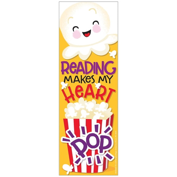 Eureka Popcorn Scented Bookmarks 24 Per Pack 6 Packs (EU-834040)