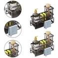 thumbnail image 3 of beisidaer Kitchen Shelf Rag Storage Drainage Shelf Sink Drainage Rack Kitchen Accessories -Black, 3 of 4
