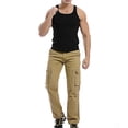 thumbnail image 4 of Futezty Men Cotton Casual Combat Work Cargo Pants with Pockets, 4 of 5