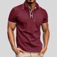 thumbnail image 1 of pstuiky camisetas de manga corta para hombre, Camisa informal de manga corta con botones y cuello vuelto para hombre camisetas de hombre m, 1 of 8