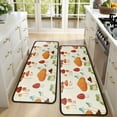 thumbnail image 4 of Kitchen Rugs Sets Of 2,Red Mushroom Frog Light Pattern Anti Fatigue Kitchen Mat Rugs Non Slip Washable,Decorative Kitchen Floor Mats for Kitchen,Sink,Laundry,17"x47"+17"x47", 4 of 5