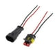 thumbnail image 2 of Coche Cable Eléctrico Enchufe W/ 14AWG Cable Arnés Clips - C 2pin Sunnimix Enchufe de conector de cable HID, 2 of 7