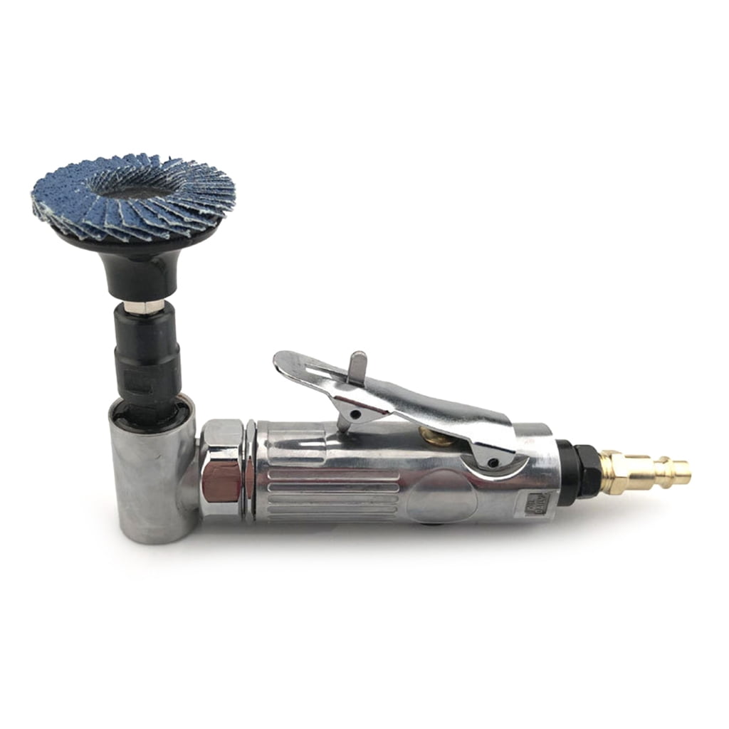 High Speed Air Angled Grinder Tool Set for Deburring and Polishing, Includes Accessories