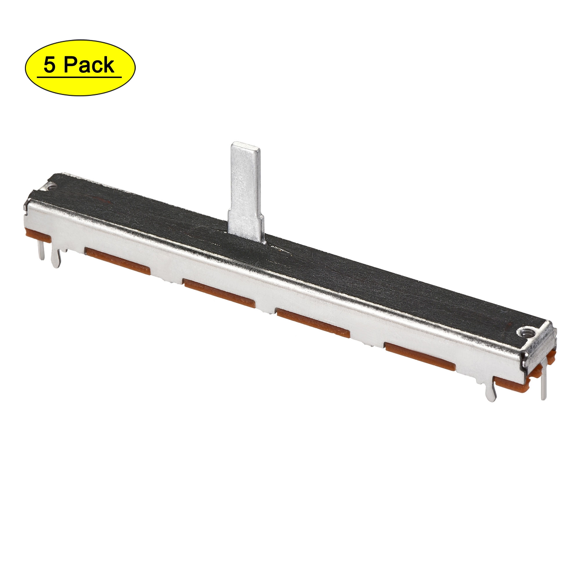 1pcs Fader Variable Resistors Mixer 40mm Straight Slide Potentiometer B50k Ohm Linear Double Potentiometers