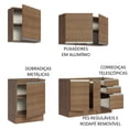 thumbnail image 4 of Cocina Integral 180cm Marrón Glamy Madesa 05, 4 of 5